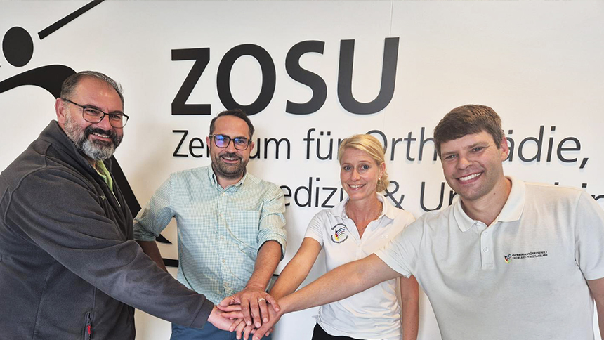 Medizinisches Netzwerk des Olympiastützpunkts RLP/Saarland wächst weiter: ZOSU neuer Kooperationspartner